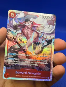 One Piece The Time of Battle Edward Newgate OP16-003 Super Rare SR NM - Image 3