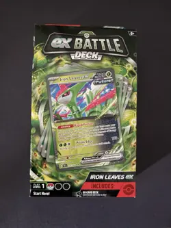 Pokemon ex Battle Deck Iron Leaves ex Sealed 60-Card Deck English 2024 - Image 1