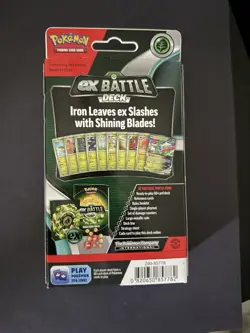 Pokemon ex Battle Deck Iron Leaves ex Sealed 60-Card Deck English 2024 - Image 2