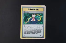 Giovanni 104/132 Non Holo Rare Pokemon TCG Card Gym Heroes 2000 Moderate Play - Image 1