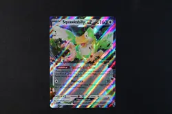 Squawkabilly ex 075/091 Holo Shiny Pokemon TCG Card Paldean Fates 2024 NEAR MINT - Image 1