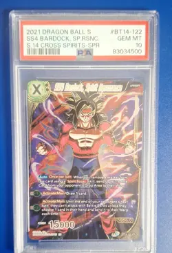 Dragon Ball Super Card Game SS4 Bardock, Spirit Resonance Cross Spirits BT14-122 - Image 1