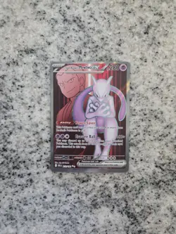 Team Rockets Mewtwo EX Holo Ultra Rare Card 213/182 Sv10 - Image 1