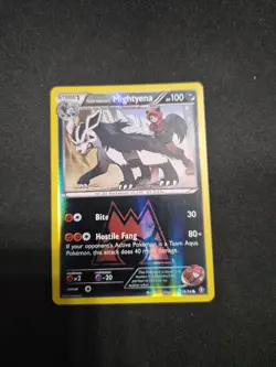 Pokemon TCG Team Magma's Mightyena Double Crisis 19/34 Reverse Holo NM - Image 1