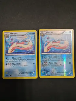 Pokemon TCG Milotic Dragons Exalted 28/124 Regular Holo Plus Reverse Holo NM - Image 1