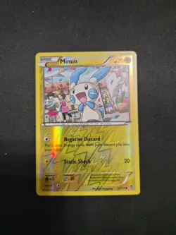Pokemon TCG Minun Furious Fists 32/111 Reverse Holo NM - Image 1