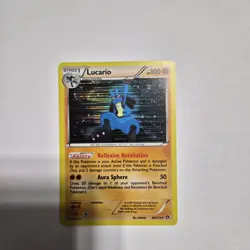 Pokemon TCG Lucario Legendary Treasures 80/113 Holo Rare NM - Image 1