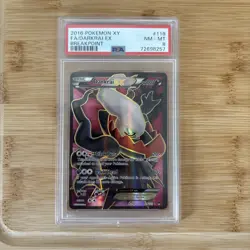 Pokemon Breakpoint Darkrai EX Full Art 118/122 PSA 8 - Image 1