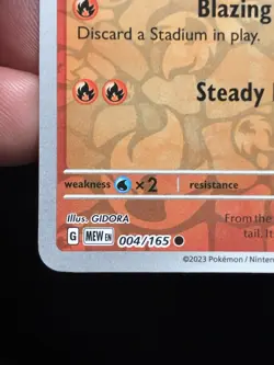 Charmander 004/165 Gamestop Stamped Promo - Pokemon 151 - Image 5