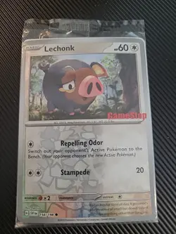 GameStop Promo Stamp - Sealed Lechonk 154/198 - Scarlet & Violet - Pokemon TCG - Image 1