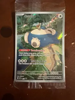SEALED 2023 Snorlax Black Star Alt Art SVP 051 Pokemon 151 Promo English Holo - Image 1
