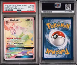 2019 Pokemon SM Cosmic Eclipse Silvally GX 262/263 PSA 10 Gem Mint - Image 1