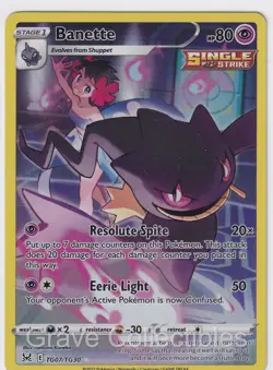Banette TG07/TG30 Holo Lost Origin Trainer Gallery Pokemon NM/M - Image 1