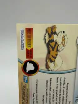 Pokemon Topps Chrome Arcanine 59 Holo Foil Blue Label - Image 3