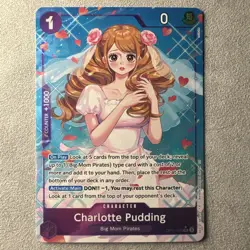 Charlotte Pudding - OP11-070 - One Piece Super Rare Alternate Art English - Image 1