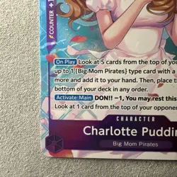 Charlotte Pudding - OP11-070 - One Piece Super Rare Alternate Art English - Image 2
