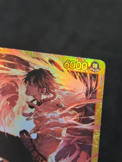 One Piece The Time of Battle Portgas D Ace OP16-118 Secret Rare SEC NM - Image 5