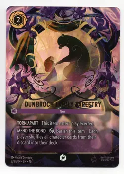 Disney Lorcana: Wilds Unknown *Foil* DunBroch Family Tapestry (Enchanted) - Image 1