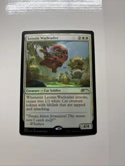 MTG English Leonin Warleader NM Foil Secret Lair - Image 1