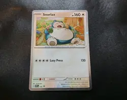 Snorlax SVP 122 Cosmos Holo Black Star Promo Pokemon Card NM - Image 1