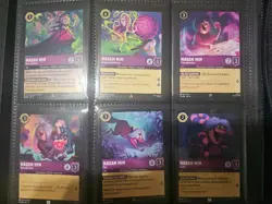 Madam Mim Lorcana Lot 6 Cards Disney includes 3 rare - Image 1