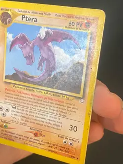 CARTE POKEMON PTERA 15/64 FR RARE NEO REVELATION - BE - Image 3