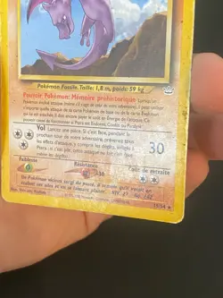 CARTE POKEMON PTERA 15/64 FR RARE NEO REVELATION - BE - Image 5