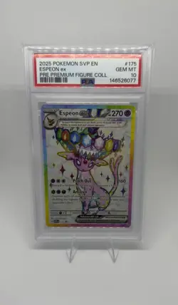 PSA 10 - Pokemon TCG - Espeon ex #175 Prismatic Evolutions Promo Gem Mint - Image 1