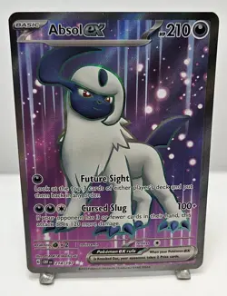 Pokemon Absol Ex #214/197 - Obsidian Flames - Full Art Ultra Rare |NM/M| - Image 2