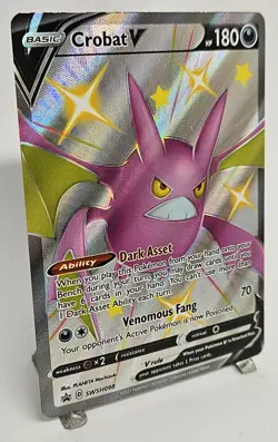 Pokemon Crobat V SWSH098 - Black Star Promo - Shining Fates - Holo |NM/M| - Image 4