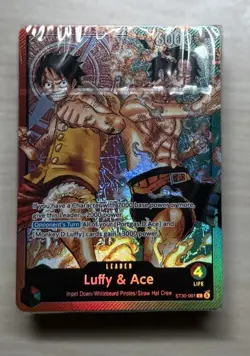 ONE PIECE TCG: (ST-30) Starter Deck EX: Luffy & Ace BRICK ONLY Sealed - Image 1