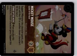 Disney Lorcana Mickey Mouse Leader of the Band Promo Card 34/P1 Trading Card - Image 5