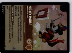 Disney Lorcana Mickey Mouse Leader of the Band Promo Card 34/P1 Trading Card - Image 5
