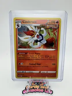 Cinderace SWSH278 Black Star Promo Pokemon TGC Crown Zenith - Image 1