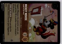 Disney Lorcana Mickey Mouse Leader of the Band Promo Card 34/P1 Trading Card - Image 5