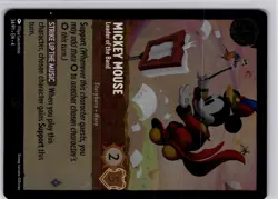 Disney Lorcana Mickey Mouse Leader of the Band Promo Card 34/P1 Trading Card - Image 2