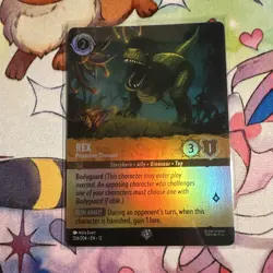 Disney Lorcana Azurite Sea Rex - Protective Dinosaur 206/204 Epic Foil - Image 1