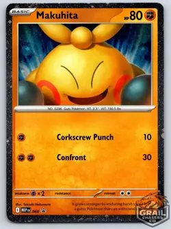 Makuhita 068 ME: Mega Evolution Promo Near Mint Holo Pokemon Card - Image 1