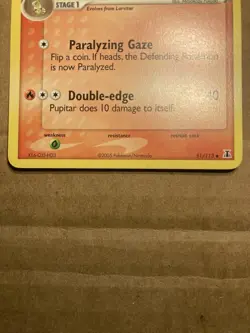 Pupitar Pokemon Card Delta Species 51/113 LP - Image 4