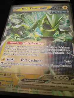 Pokemon TCG 4-Card ex Holo Lot: Glimmora ex/Blissey ex/Snom/Iron Thorns ex - Image 5