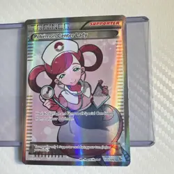 Pokemon Cards: Flashfire Ultra Rare Full Art: Pokemon Center Lady 105/106 - Image 1
