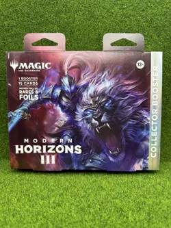 x1 Magic the Gathering Modern Horizons 3 Collector Booster Pack (15 Cards) MTG - Image 1