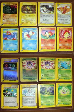 2002 Pokemon Expedition Base Set 16 Card Lot - Image 1