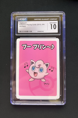 2019 POKEMON PLAYING CARDS JPN JIGGLYPUFF OLD MAID CGC 10 - Image 1