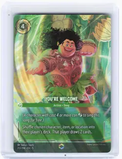 2024 Lorcana—You're Welcome (Enchanted) #213/204 Shimmering Skies—Enchanted Foil - Image 1