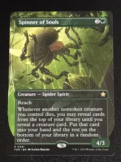 MTG Foundations Spinner of Souls Borderless 0341 NM Rare - Image 1
