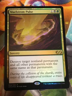 C6726 MTG MAGIC ULTIMATE MASTERS MAELSTROM PULSE #204 FOIL MP RARE - Image 1