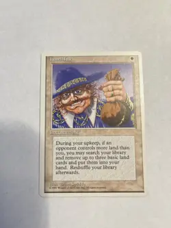 Land Tax 4th Edition rare Magic the Gathering - Image 1