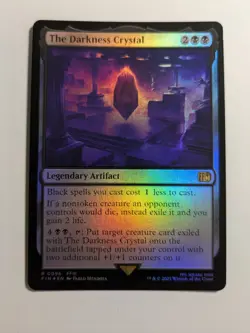 The Darkness Crystal 0096 - Final Fantasy MtG - Foil NM - Image 1