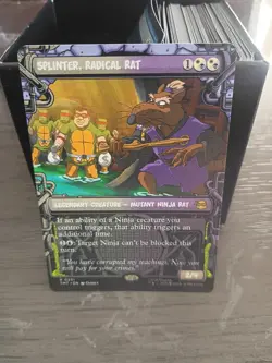 Wizards of the Coast MTG TMNT Splinter, Radical Rat Legendary Rare R0251 EN - Image 1